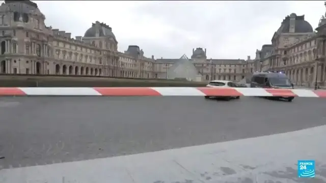 'Video thumbnail for Louvre jewellery heist sparks security debate in France'