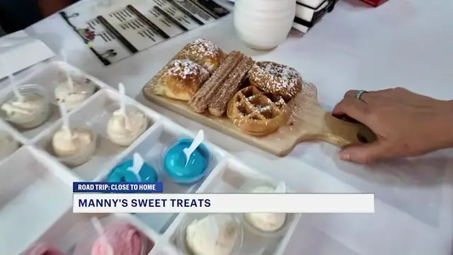 Video thumbnail for Bring your sweet tooth to this gelato-making experience at Manny's Sweet Treats