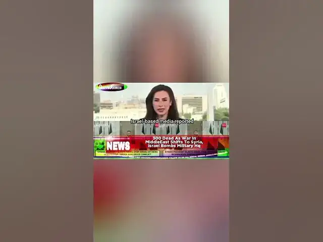 Video thumbnail for 300 Dead As War In MiddleEast Shifts To Syria, Israel Bombs Military Hq