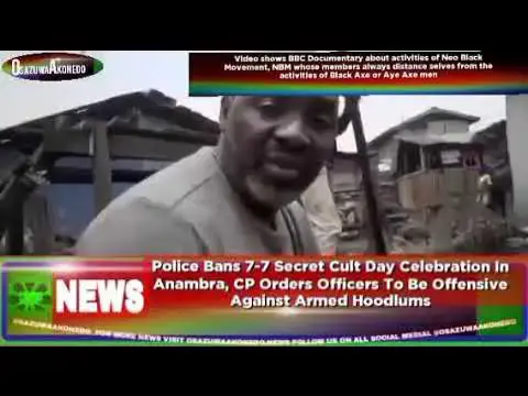 Video thumbnail for Police Bans 7-7 Secret Cult Day Celebration In Anambra, CP Orders Officers To Be Offensive...