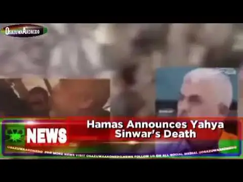 Video thumbnail for Hamas Announces Yahya Sinwar's Death