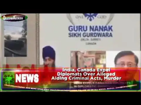 Video thumbnail for India, Canada Expel Diplomats Over Alleged Aiding Criminal Acts, Murder