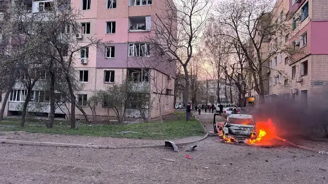 'Video thumbnail for Russian attack on Kryvy Rih kills 20, including nine children'