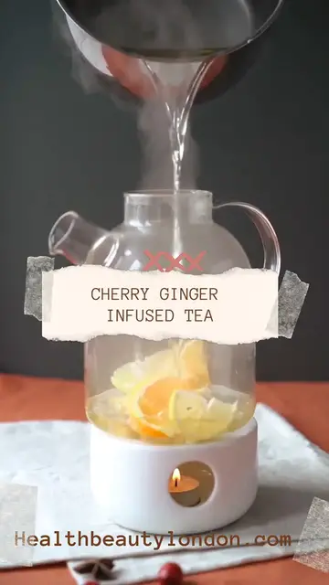 'Video thumbnail for Cherry Ginger Infused Tea | Healthbeautylondon.com'