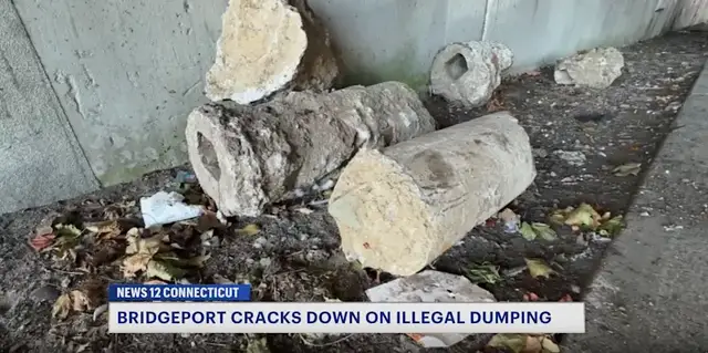 Video thumbnail for ‘Treating the City Like a Trash Can.’ Bridgeport deploys task force against illegal dumpers