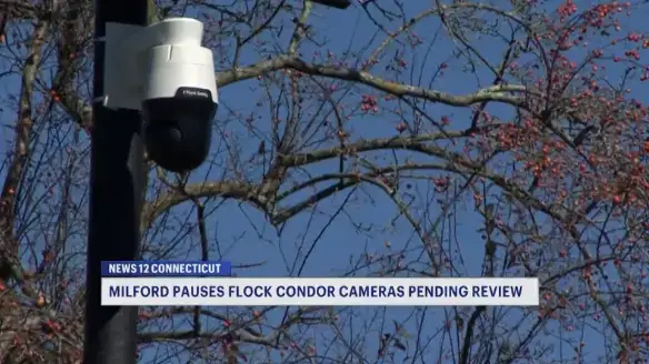 Video thumbnail for Milford aldermen vote to pause Flock Condor cameras pending committee review