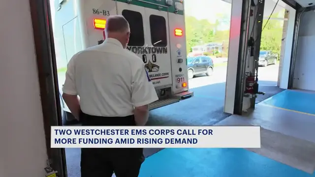 Video thumbnail for Two Westchester-based EMS organizations are calling for additional funding, as costs nationwide increase