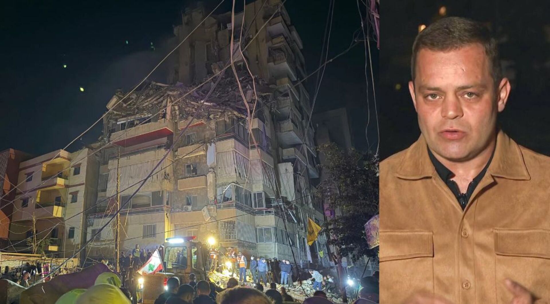 Video thumbnail for Israel bombs Beirut’s southern suburb as it targets Hezbollah commander