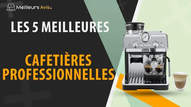Video thumbnail for ⭐️ MEILLEURE CAFETIERE PROFESSIONNELLE - Comparatif 2023