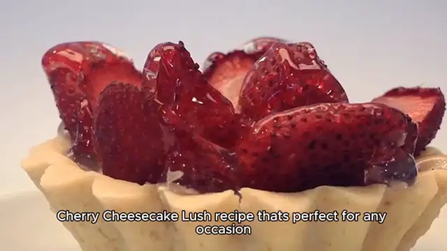 Video thumbnail for Cherry Cheesecake Lush Recipe