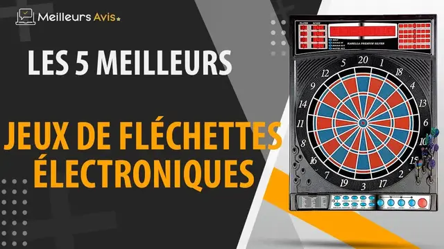 Video thumbnail for ⭐️ MEILLEUR JEU DE FLÉCHETTES ÉLECTRONIQUE - Avis & Guide d'achat (Comparatif 2022)