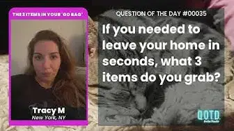 Video thumbnail for Tracy needs to grab the essentials!