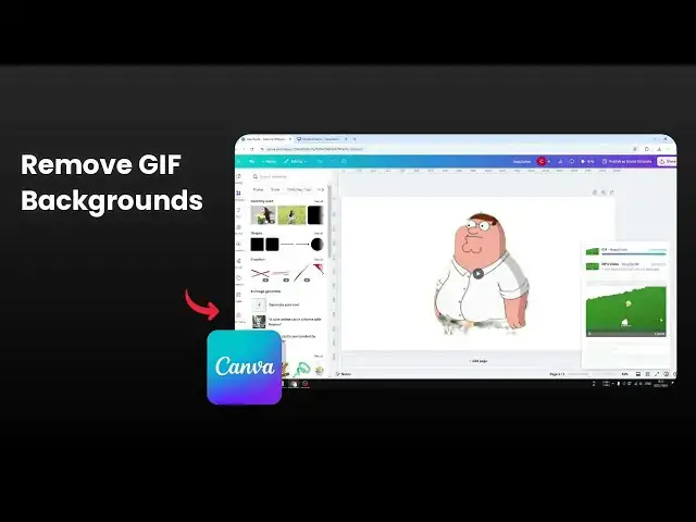 'Video thumbnail for How to Remove Background from GIF in Canva'