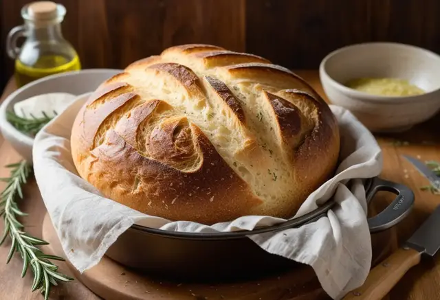 Video thumbnail for Dutch Oven Bread Recipe