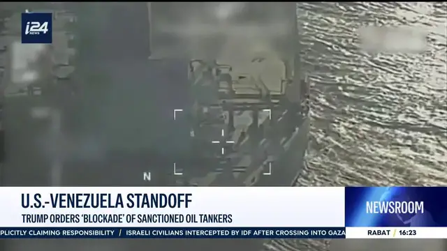Video thumbnail for U.S.-Venezuela standoff : Trump orders 'blockade' of sanctioned oil tankers
