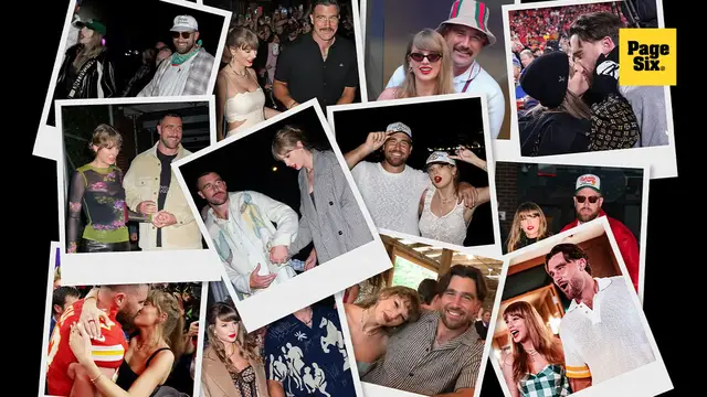 'Video thumbnail for Taylor Swift and Travis Kelce's relationship timeline'
