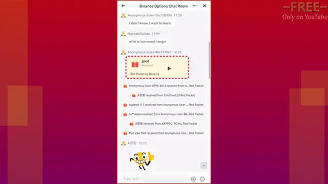 Video thumbnail for Now playing Binance Chat Room  Crypto Box Red Packet  How to Earn Free Crypto Everyday