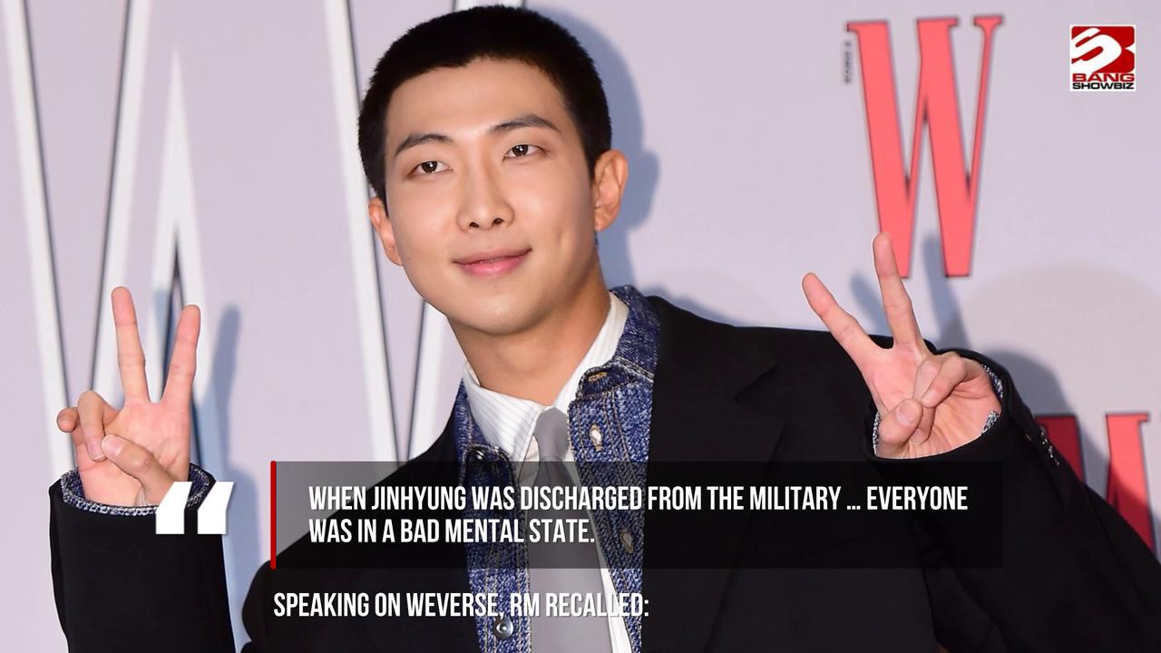 Video thumbnail for BTS RM reveals group's post-military service mental state