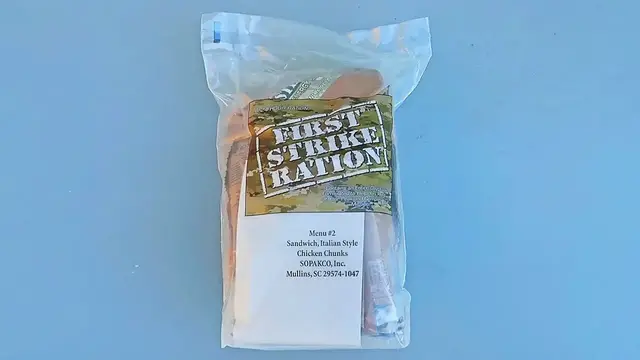 'Video thumbnail for 2022 US 24 Hour Ration MRE  Menu #2 Meal Ready to Eat Taste Testing'