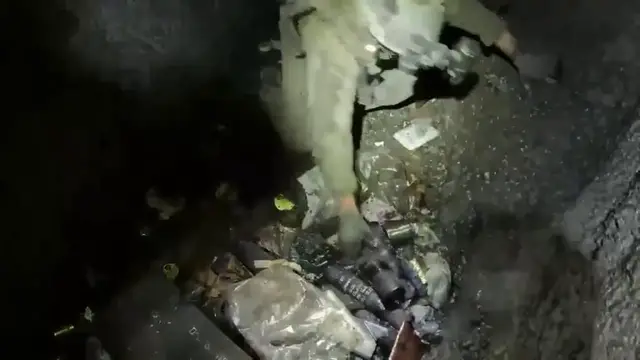 Video thumbnail for Lebanon: IDF Uncovers Huge Hezbollah Weapons Cache Hidden Inside Southern Lebanon Tunnels.