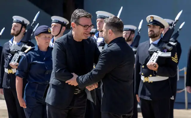 Video thumbnail for Burnham welcomes Zelenskyy as first international guest