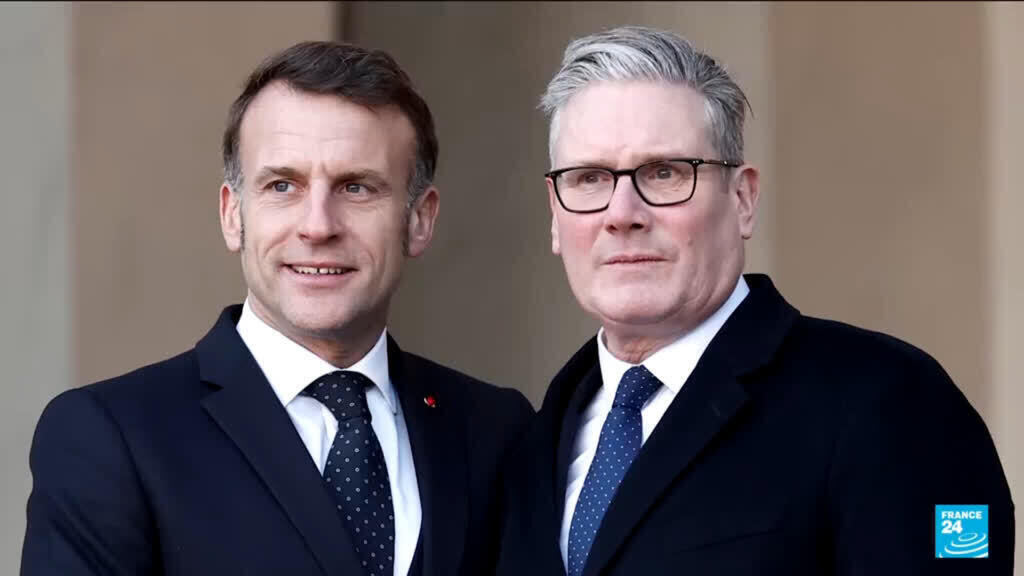 Video thumbnail for France, UK host talks on securing Hormuz