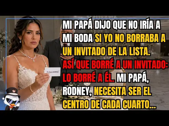 Video thumbnail for Mi papá dijo que no iría a mi boda si yo no borraba a un invitado de la lista. Así que borré a un...