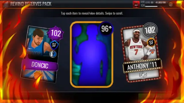 Video thumbnail for knyt: nba live mobile 20: insane rewind reserve pack opening! 102 melo!