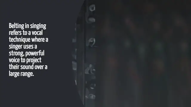 'Video thumbnail for What Does Belting Mean In Singing'