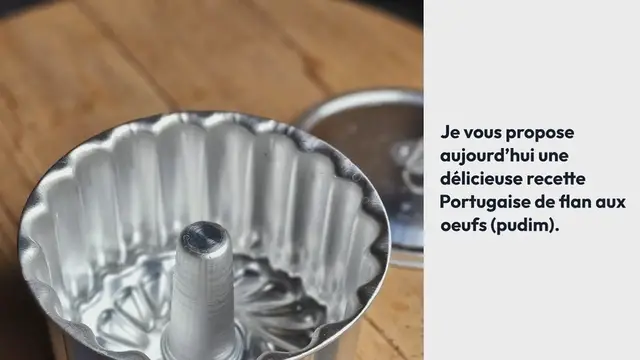 Video thumbnail for Le flan portugais aux oeufs, caramel et vanille de Rosa