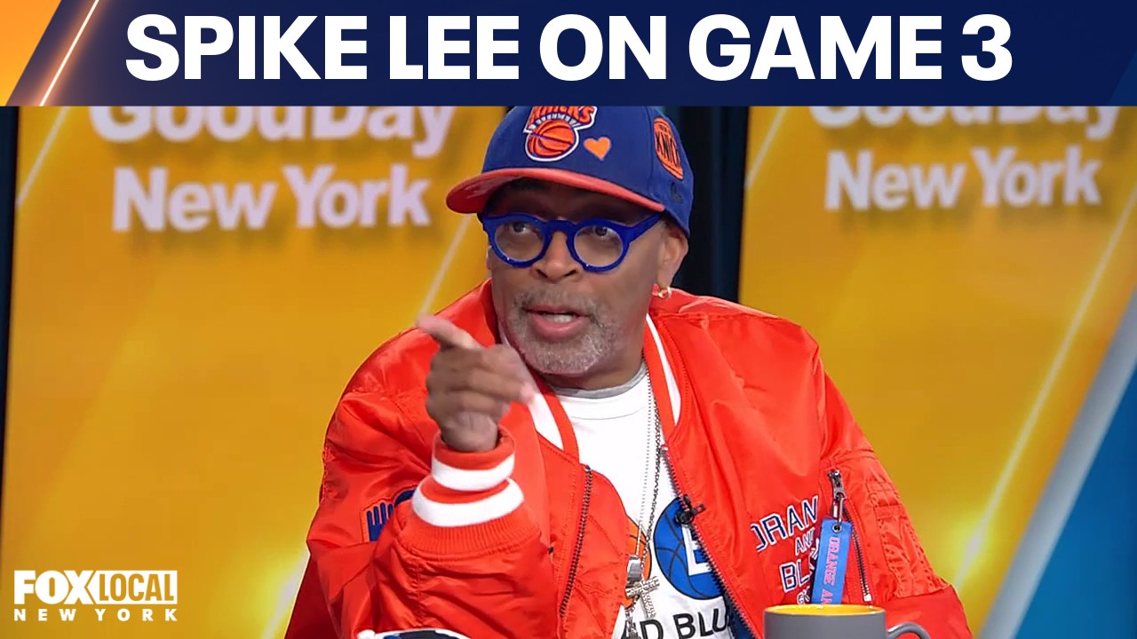 Video thumbnail for Spike Lee on Knicks, Spurs, Trump attending Game 3: 'My face says a lot!'