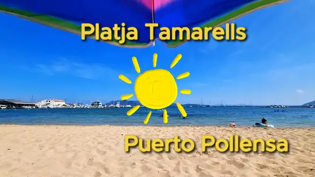Video thumbnail for Platja Tamarells, Puerto Pollensa, Mallorca