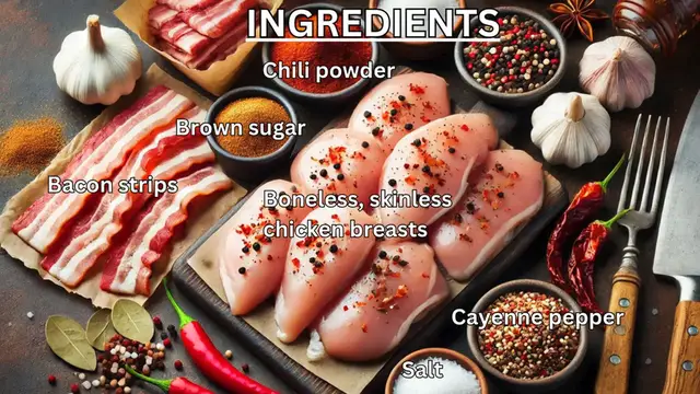 Video thumbnail for  Bacon wrapped chicken bites