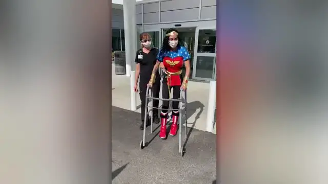 Video thumbnail for Wonder Woman Mom Surprises Family After Guillan-Barre Recovery | Happily TV