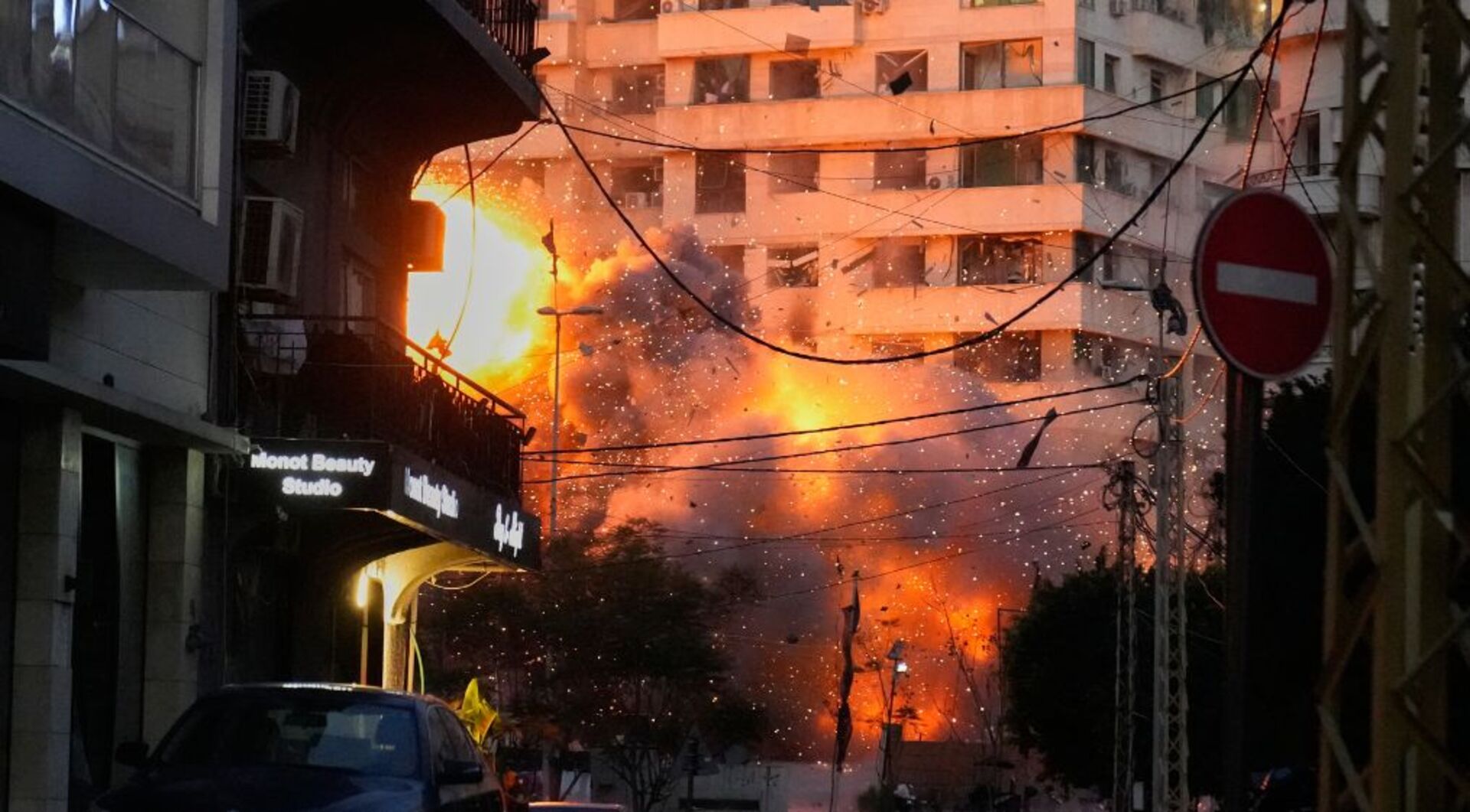 Video thumbnail for Israeli bombardment across Lebanon kills 56 people