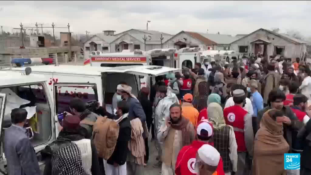 Video thumbnail for NGO says 'hundreds killed and wounded' in Kabul drug clinic strike