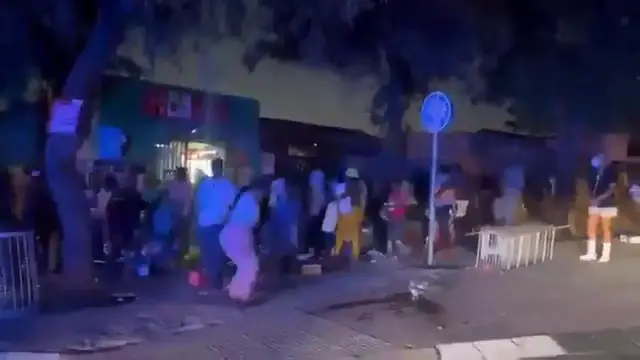 Video thumbnail for South Africa: Shops Looted as Asylum Ruling Protests Turn Violent in Soweto.