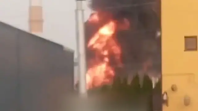 Video thumbnail for Ukraine strike hits Belgorod, causing fire and power outages