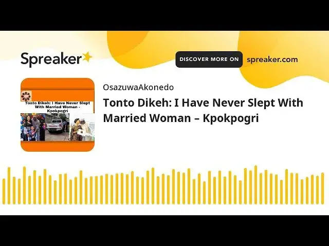 Video thumbnail for Tonto Dikeh: I Have Never Slept With Married Woman – Kpokpogri