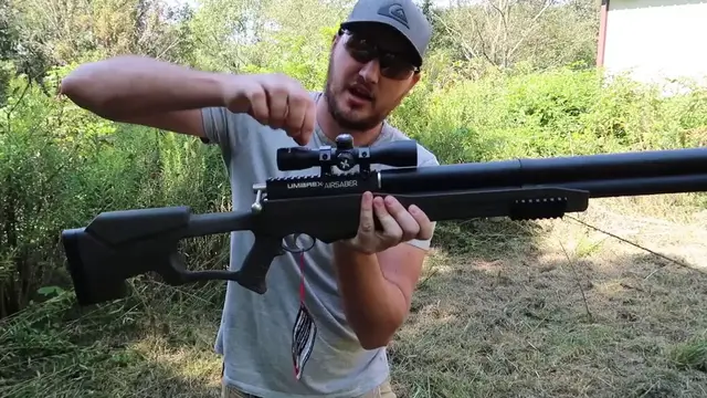 Video thumbnail for Umarex AirSaber PCP Powered Arrow Air Rifle with 3 Carbon Fiber Arrows