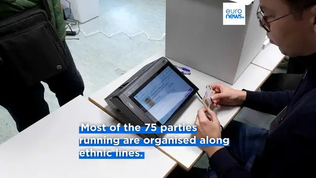 Video thumbnail for Bosnia votes as pro-Russian politician looms large over race and stalled EU bid dominate election