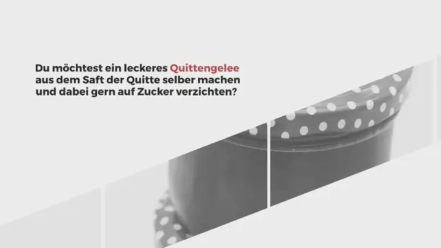 Video thumbnail for QUITTENGELEE SELBER MACHEN OHNE ZUCKER