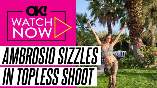 'Video thumbnail for Alessandra Ambrosio Poses Topless in Racy Beach Snap'