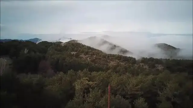 Video thumbnail for Clouds Rolling over the Forested Peaks of Troodos Cyprus