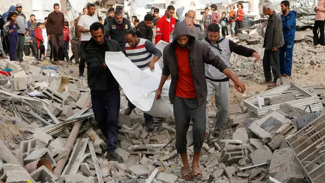 'Video thumbnail for At least 46 people killed in Israeli attacks across Gaza in past 24 hours'