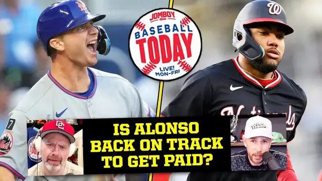 Video thumbnail for Is Pete Alonso back on track for a big payday? | Baseball Today