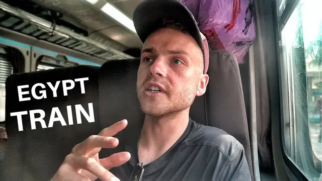 Video thumbnail for Egypt TRAIN TRAVEL! السفر بالقطار فى مصر