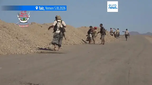 Video thumbnail for Yemen government forces advance on Bab el-Mandeb in offensive against Houthis