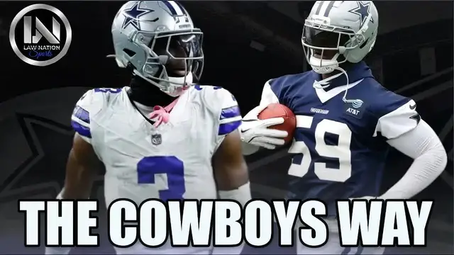 Video thumbnail for law nation sports: cowboys schotty on george pickens effort, kenneth murray & coaching malpractice