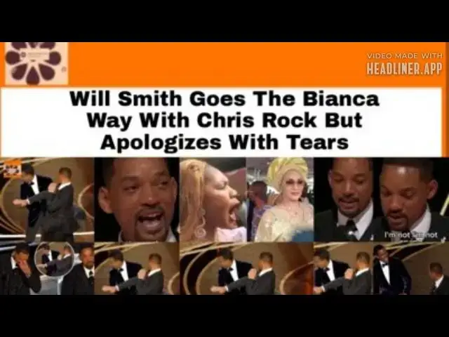 Video thumbnail for Will Smith Goes The Bianca Way With Chris Rock But Apologizes With Tears